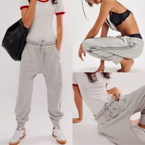 Free People Going For It Lounge Pants Joggers Sweats Size: M